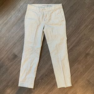 Gap striped girlfriend khakis- size 25r
